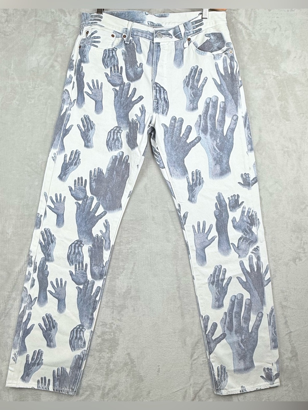 Levi’s x Denim Tears 501 DT Indigo Hands Jeans Men’s W36 Straight Leg Rare